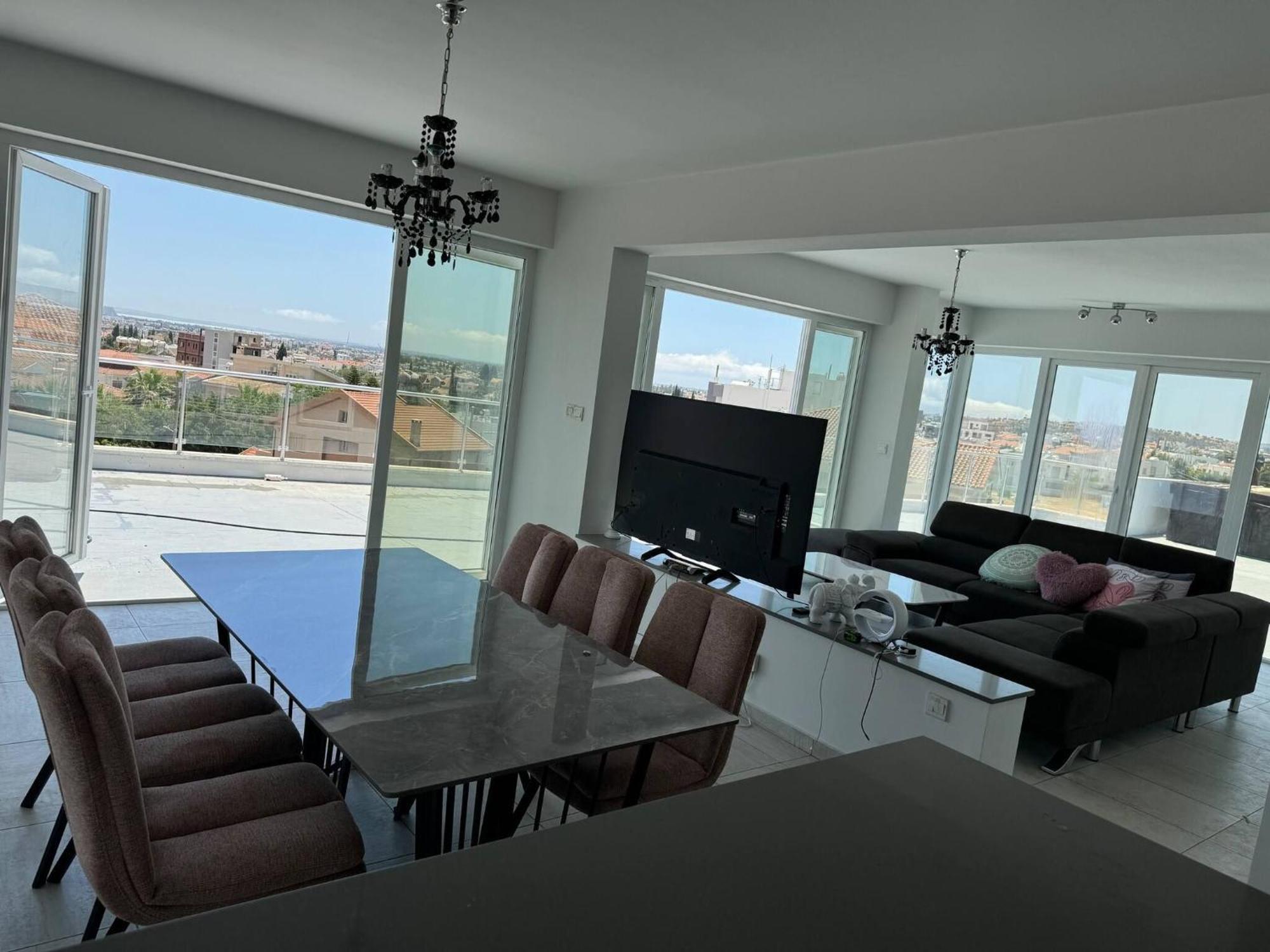 Apartmán Penthouse Great View Hydromassage Penthouse Hottub Lemesos Exteriér fotografie